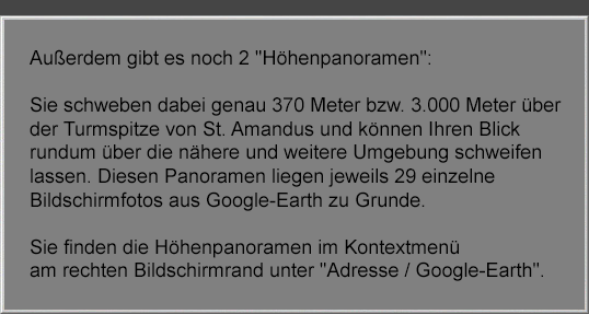 Hinweis auf verf gbare H henpanoramen